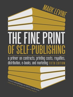 cover image of The Fine Print of Self-Publishing